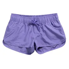 Женские шорты для плавания, быстросохнущие летние женские пляжные шорты, пляжные шорты, женские спортивные пляжные шорты