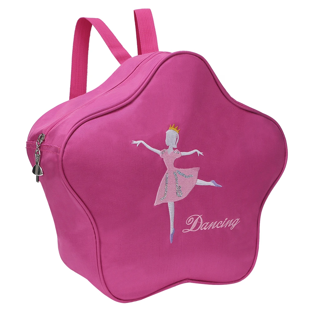 

Girls Dance Ballet Star Bags kids Dancing Ballet Shoes Bag Embroidery Cute Dance Bags Shoulder Cross body Backpack 3 Colors