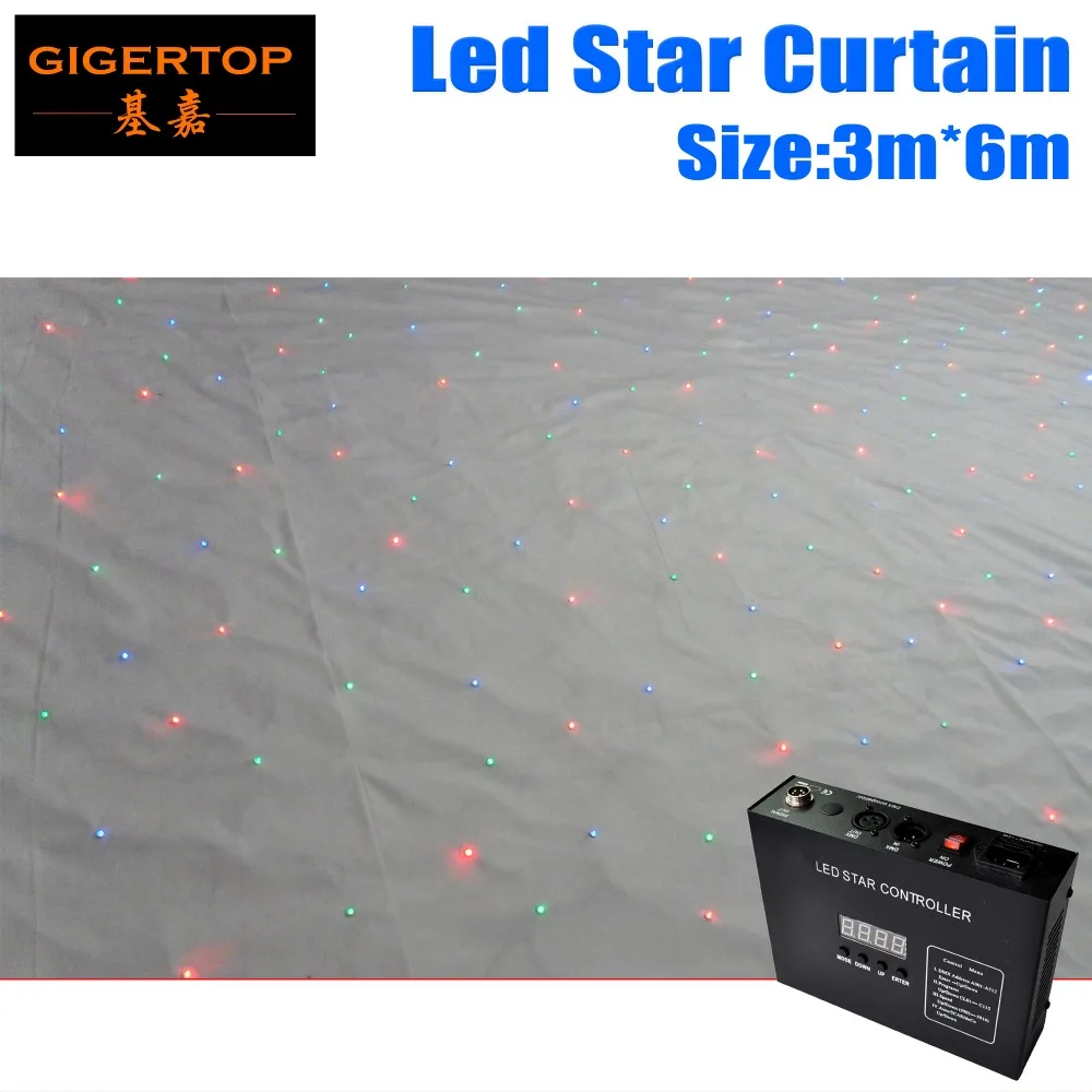 

White Light Curtain 3M*6M LED Star Cloth LED Backdrops,LED Single Color Star cloth for nightclub LED Curtain Screen