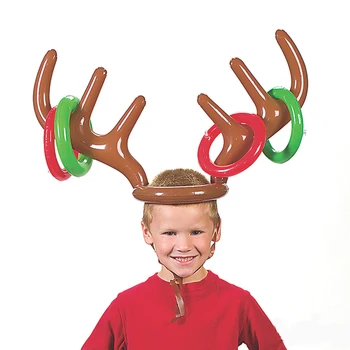 YHSBUY Cute Deer Head Shape Kids Hat Ferrule Toss Rings