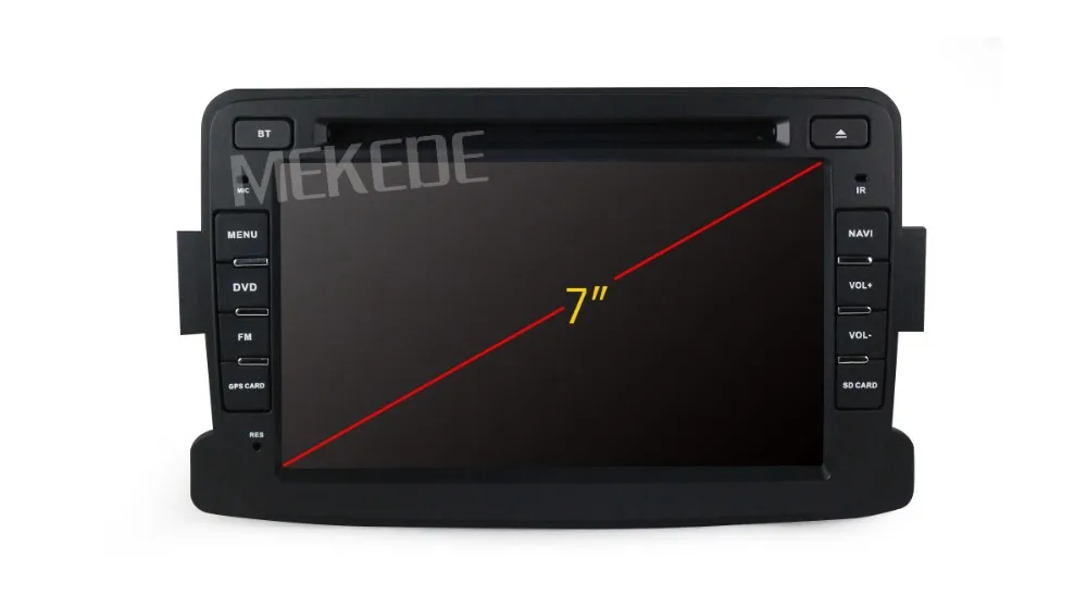 Best Android 7.1.1 7 Inch Car DVD Player For Dacia/Sandero/Duster/Captur/Lada/Xray 2 Logan 2 RAM 2G WIFI GPS Navigation Radio 6