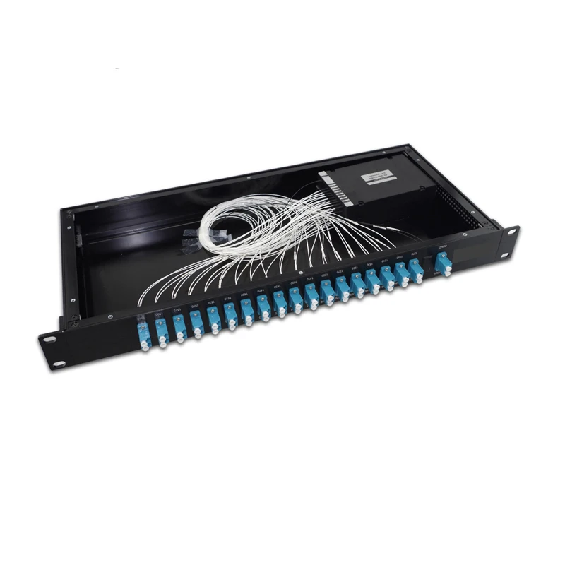 8-канальный CWDM 1U для монтажа в стойку Mux и Demux длина волны 1270-1610 нм SFP-оптический