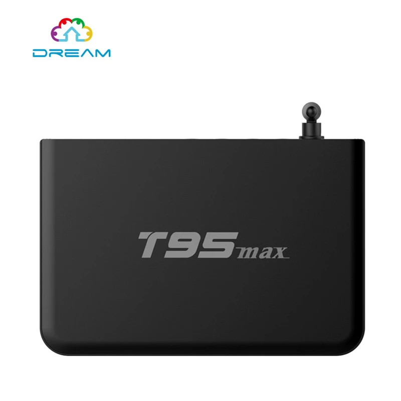 

android tv box T95 max 2.4G 5G WiFi Amlogic S905 16.0 Android 5.1 Quad Core 2GB/32GB H.264 T95max smart 4K media player