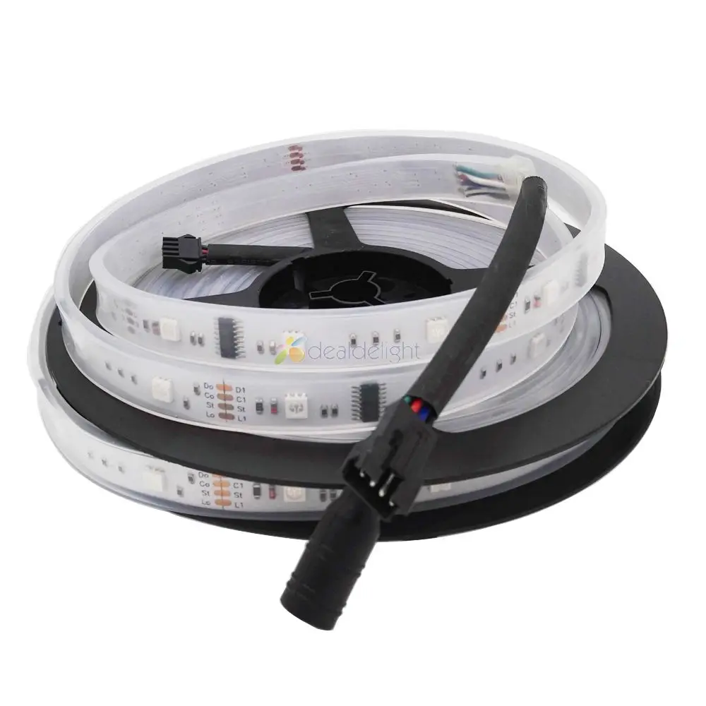 5 м 6803 IC 5050 цифровая RGB Светодиодная лента 150LED IP67 водонепроницаемая мечта