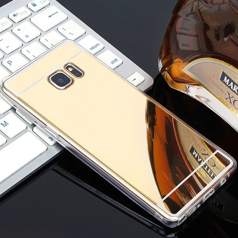 Роскошный зеркальный чехол для Samsung Galaxy J7 Neo J5 J3 2017 A3 A5 2016 Grand Prime A8 2018 S3 S4 S5 S6 S7 edge S8 S9