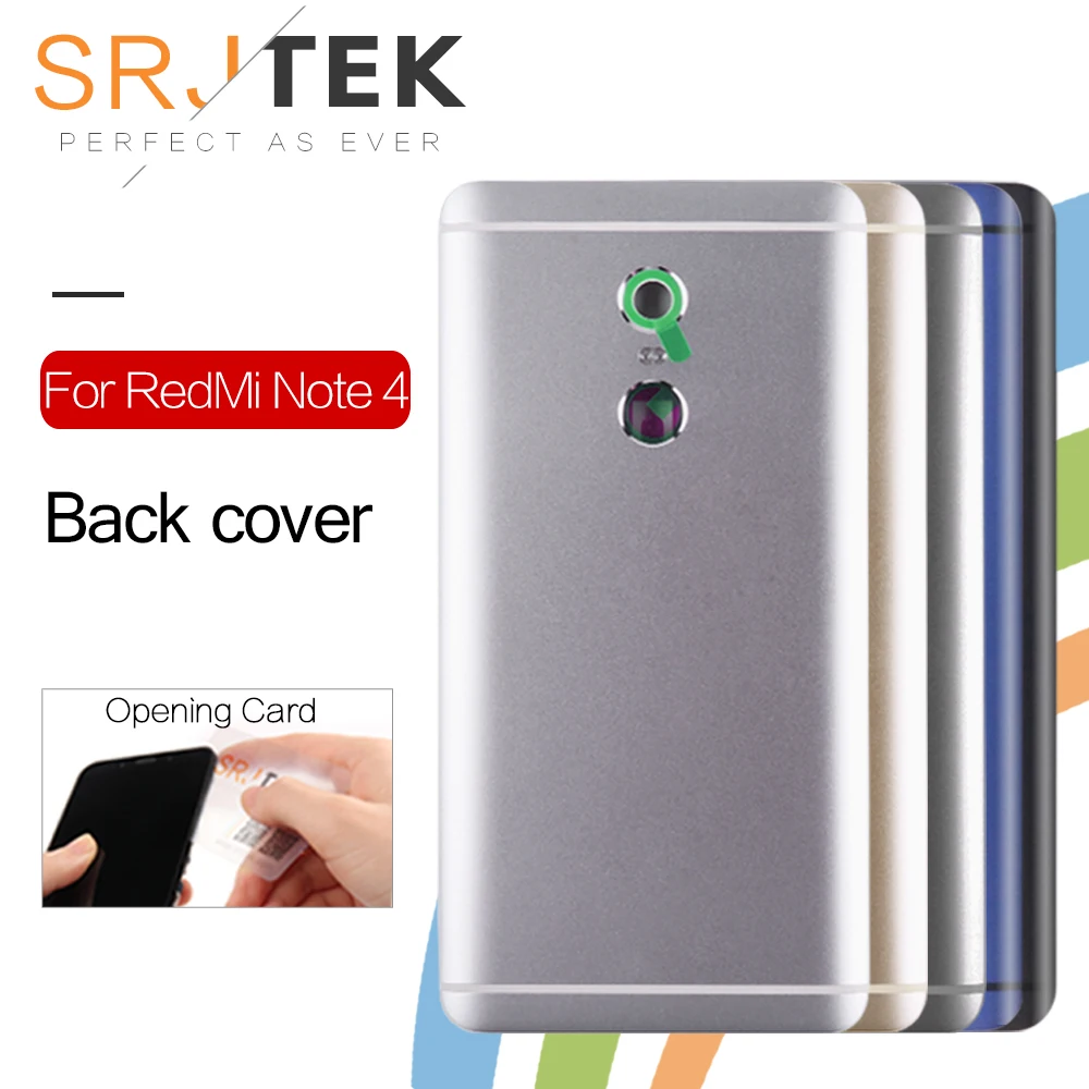 SRJTEK 5," для Xiaomi Redmi Note4 Note 4 задняя крышка корпуса батареи Note 4 Чехол Redmi Note 4 крышка батареи