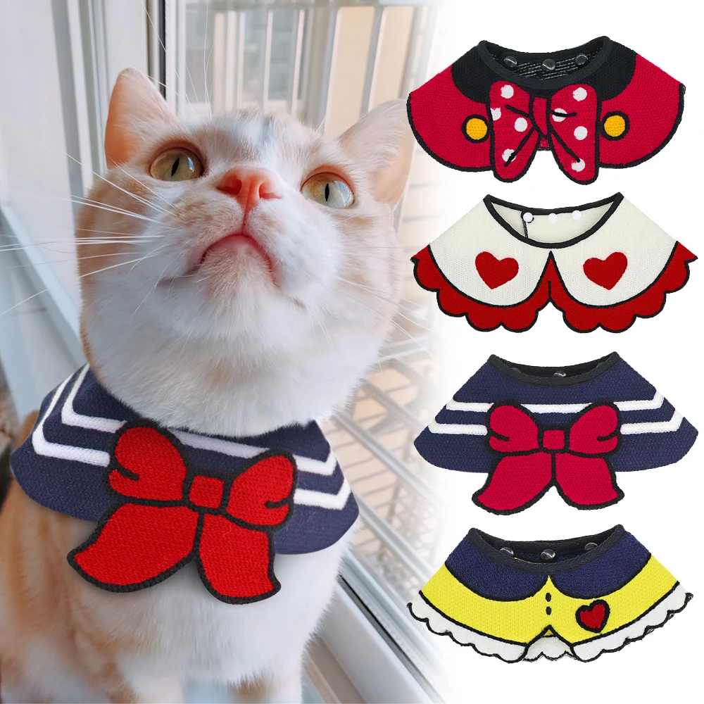 Одежда для кошек костюм домашних животных кошка Искусственный шарф ошейник