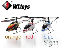 WL V911 RTF 4ch 2.4 г мини Радио одним лезвием вертолет с гироскопом ЖК-дисплей дисплей WLtoys p2