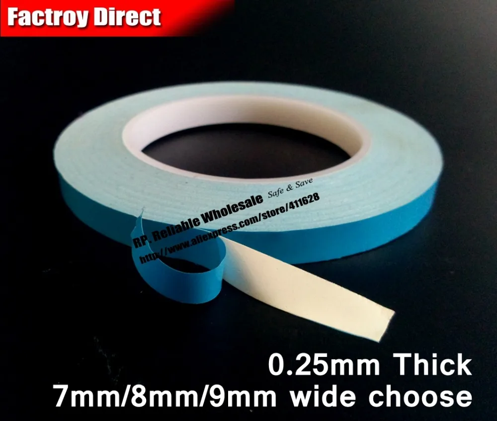Buy 1x 7mm (or 8mm/9mm)*20M Two Sides Adhesive Thermal