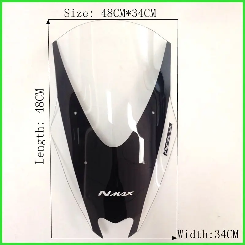 Modified Motorcycle higher 20cm nmax windscreen windshield wind screen wind deflectors for nmax155 nmax 150