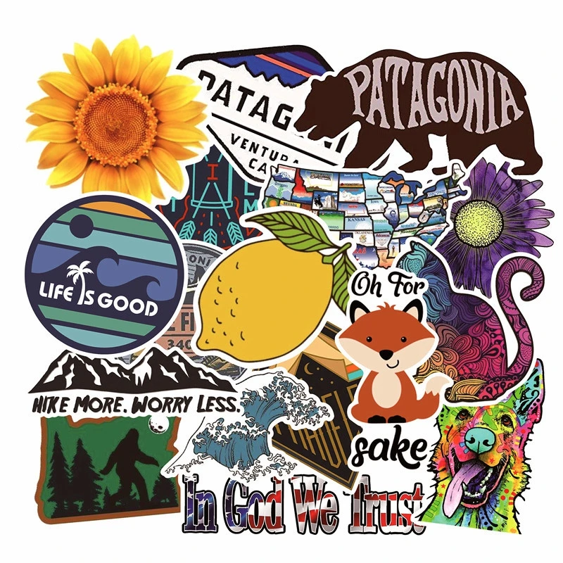 

Stickers Kids Toys Laptop Skateboard Cool Sticker Toys for Children Luggage Graffiti Waterproof Stickers Pack 17pcs/Lot