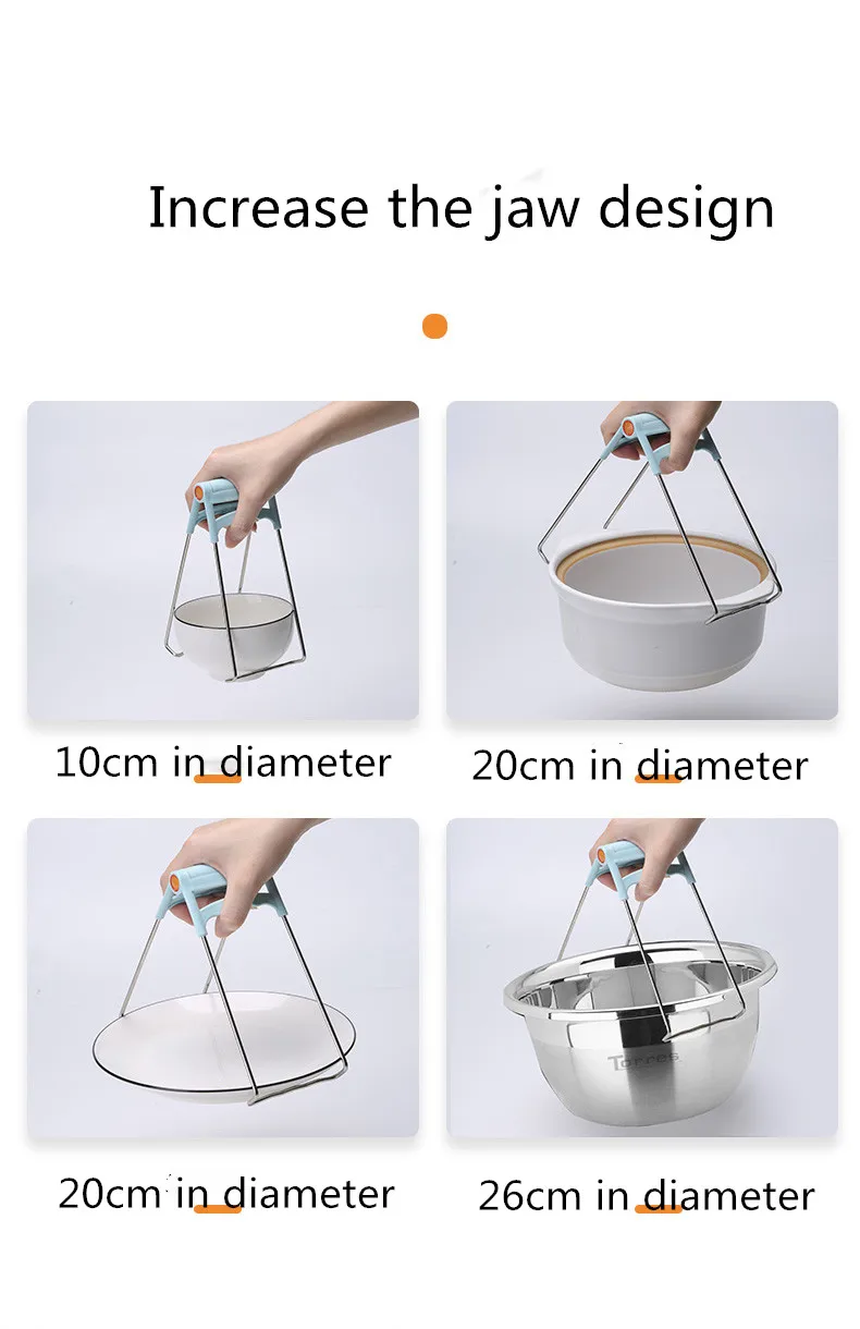 Stainless steel anti-scalding clip