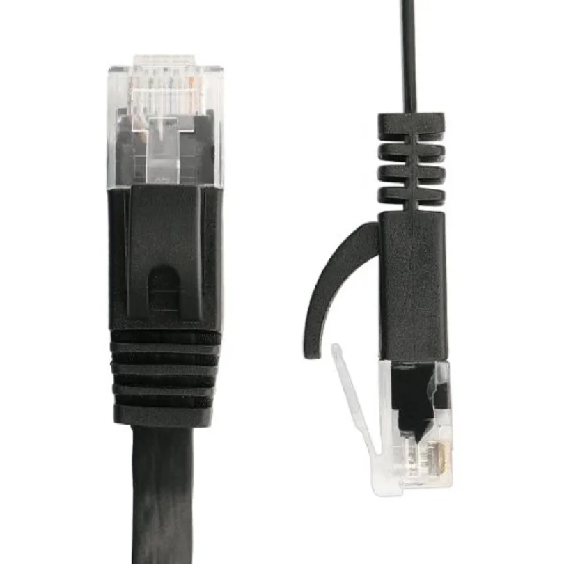 Сетевой кабель UTP из чистой меди плоский 0 25 м 1 фут 50 шт./лот|cable ethernet|cable ethernet rj45cable