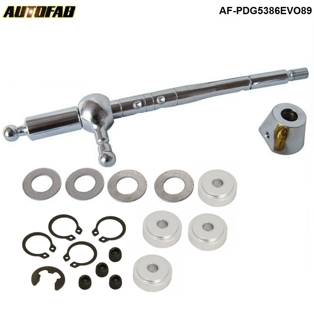 AUTOFAB -For Mitsubishi EVO 4 5 6 7 8 Chrome Replacement Upgrade Short Shifter Racing Steel AF-PDG5386EVO89
