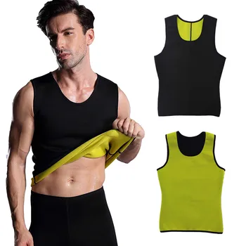 

Men's Shapers Vest Sauna Sweat Neoprene Shapewears Waist Cincher Slimming Corsets Body Shaper Vests Shirt Thermo Fat Burning