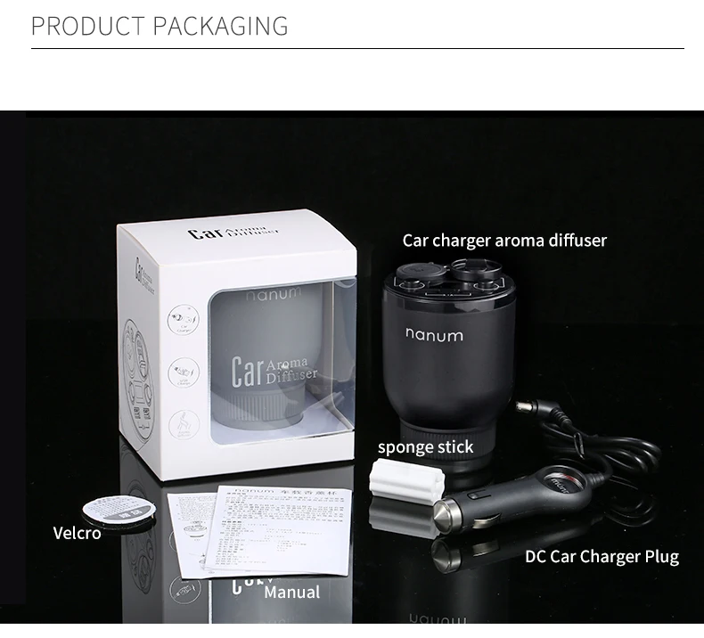 Car Aroma Cup Car Humidifier Car Charger Aroma Diffuser Car Energy Cup Car Air Purifier  (10)