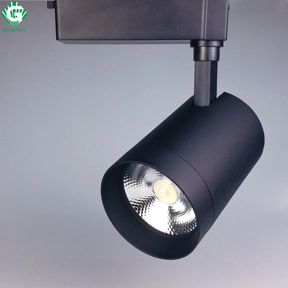 GO OCEAN Track Lighting Track Light 20W 30W Aluminum Clothing Shop Windows Showrooms Ceiling Rail Spotlights Track Lamp (9)