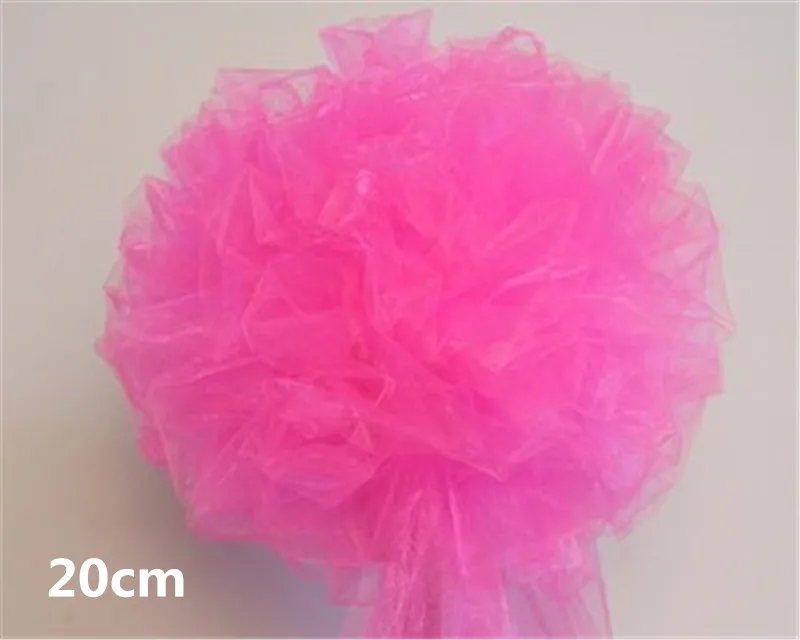 Yarn Flower Ball Wedding Supplies Wedding Room And Road Lead Stair Handrail Decoration Snow Yarn Indoor Pull Flowers qq047 (24)