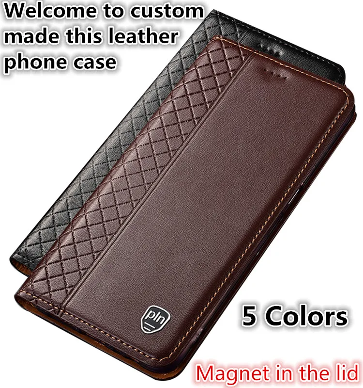 

TZ14 Genuine leather phone bag with card holder for Huawei Honor Play phone case for Huawei Honor Play case free shipping