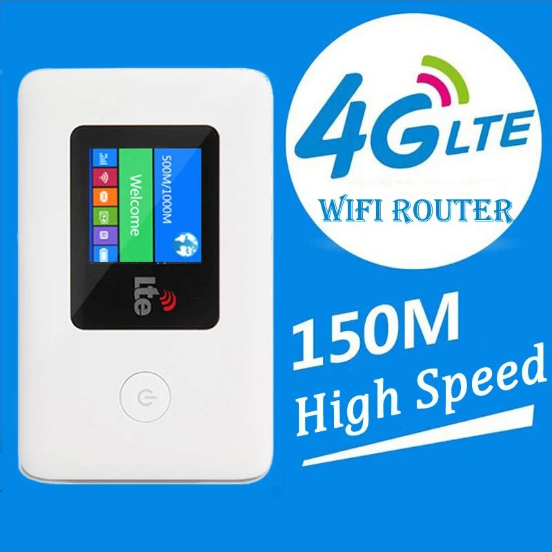

Travel Partner 150Mbps 4G Wifi Router 3G SIM Mobile Wifi Hotspot LCD Display with 2000mAh Battery for outdoor Up 10 Wifi users