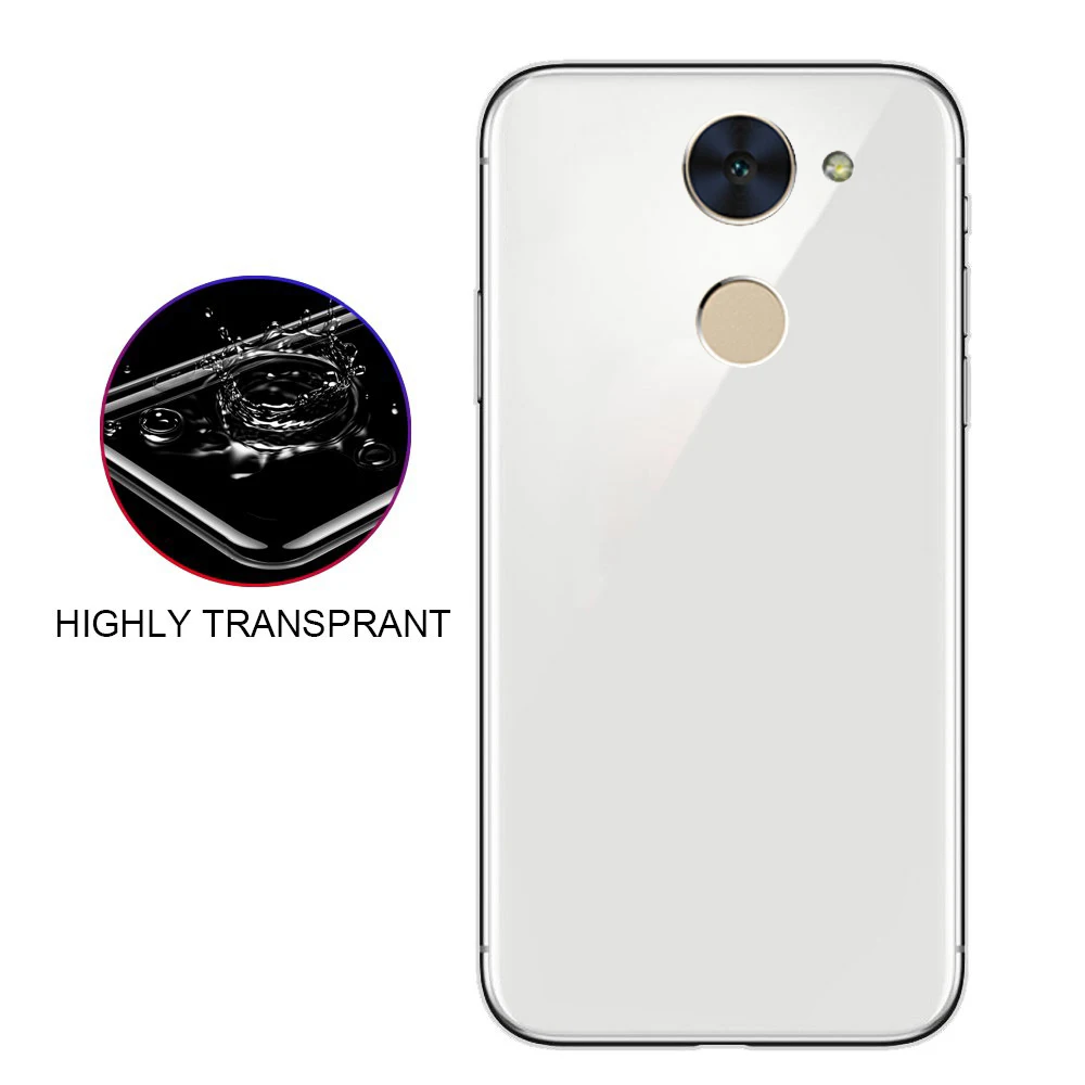 Для Huawei Y7 Prime полная упаковка прозрачный ультратонкий защитный чехол для