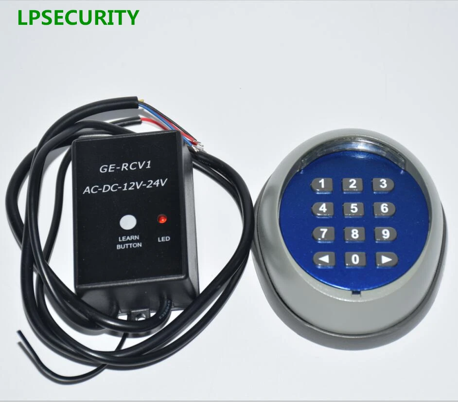 LPSECURITY 433MHZ Wireless Keypad for garage/swing/sliding gate opener