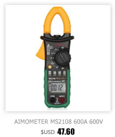 ZT98 ZT100 ZT101 ZT102 Автоматический цифровой мультиметр 6000 отсчетов подсветка AC/DC Ток Напряжение ом тестер Портативный ЖК-экран метр