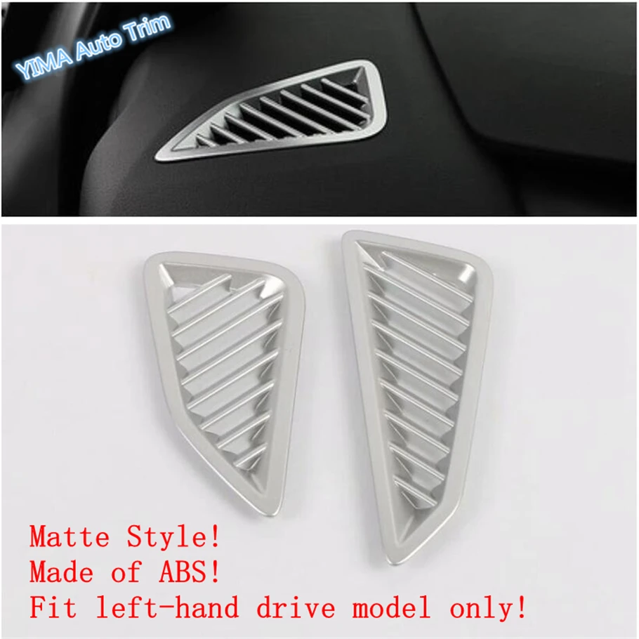 

Lapetus Auto Styling Inside Air Conditioning AC Outlet Vent Cover Trim Fit For Toyota Corolla 2019 2020 / Matte Carbon Fiber ABS