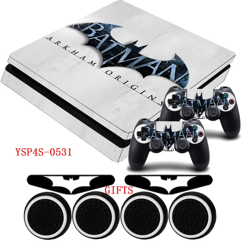 Batman Arkham Knight винил PS4 тонкий кожи против скольжения защитный чехол Стикеры +
