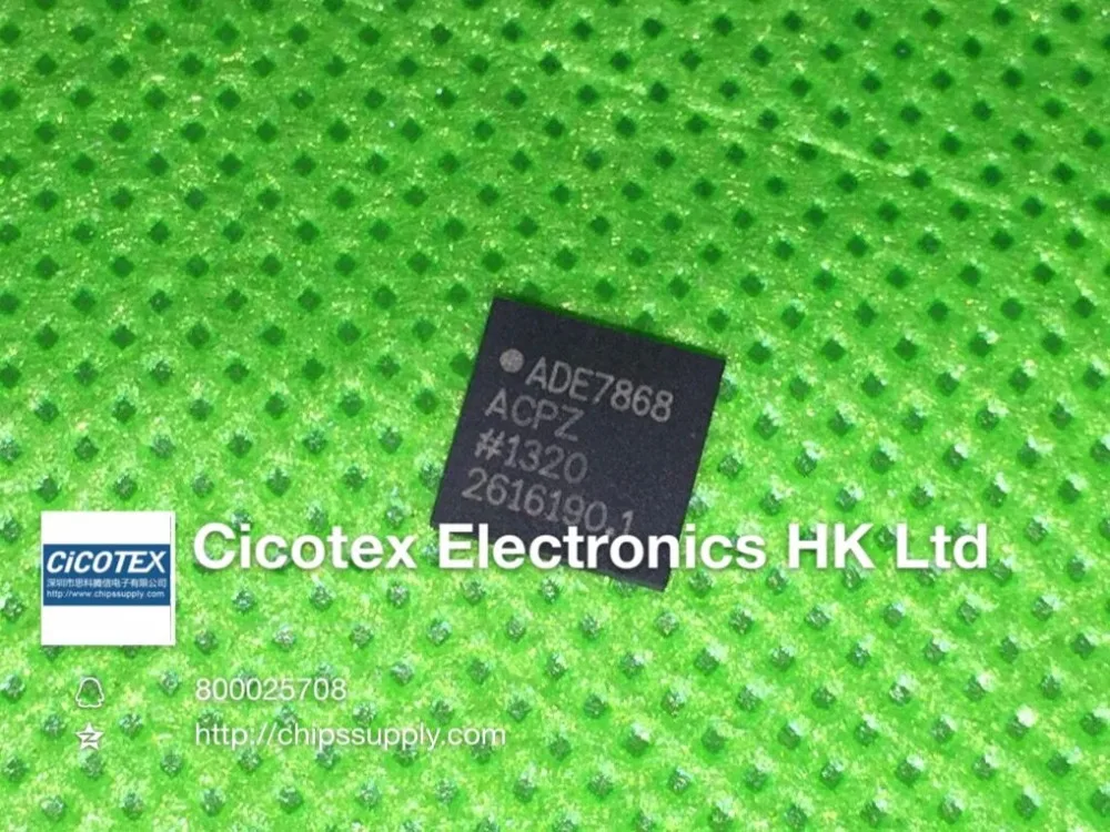 ADE7868ACPZ QFN40 IC ENERGY METERING 3PH 40LFCSP ADE7868ACPZ-R7 ADE7868 ACPZ photo
