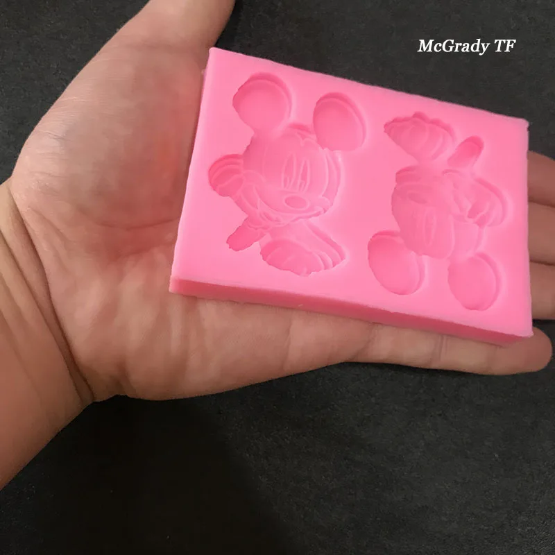 

Mac 8.3*5.8*1.1cm Double Animal Shaped Silicone Mold Cake Decoration Fondant Cake Food Grade Silicone Mould Cake Tools