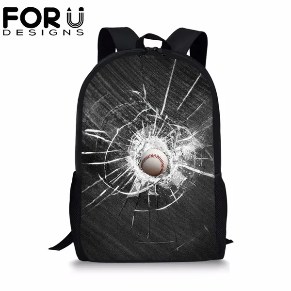 FORUDESIGNS/крутая детская школьная сумка с объемным шариковым принтом, рюкзак на плечо, модные сумки-книжки для мальчиков-подростков - Цвет: CC7068C