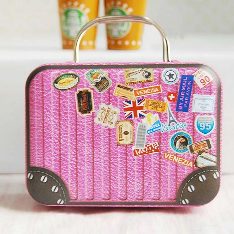 1:6 Dollhouse Mini Trunk Toy Dollhouses Miniature Suitcase Pocket Furniture Diy Doll House Kit Scene Accessories Random Color