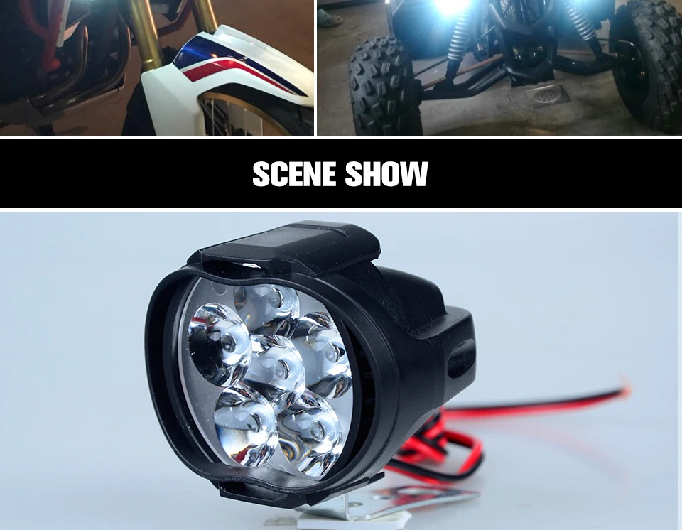 Universal Motorbike ATV Scooter Fog Spotlight_10