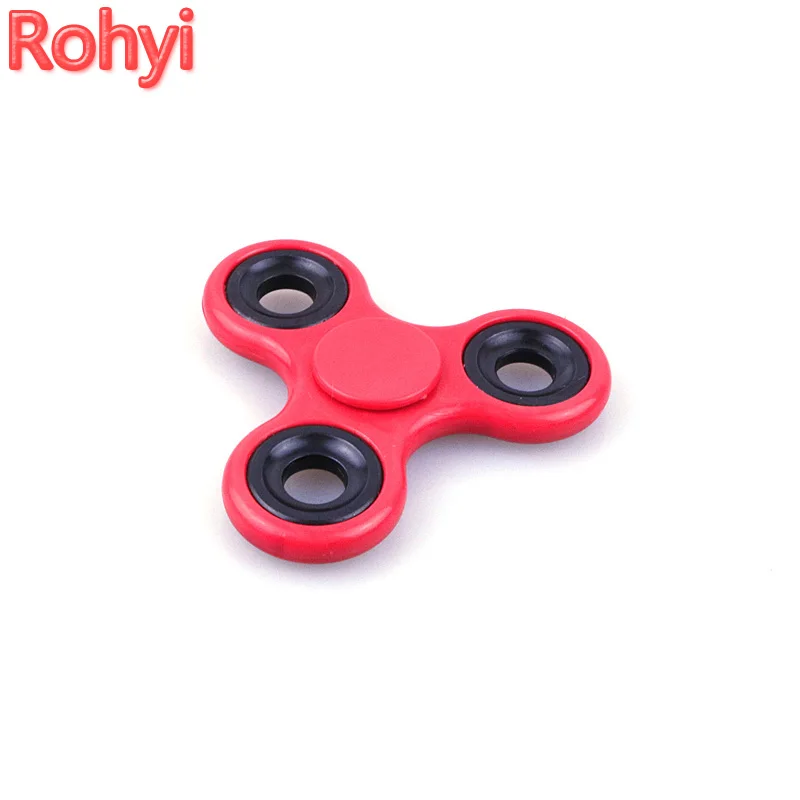 Новинка, горячая распродажа, Rohyi, Спиннер для спиннинга, ABS, Tri-Spinner, ручные антистрессовые игрушки, различные цвета на выбор, в розничной упаковке