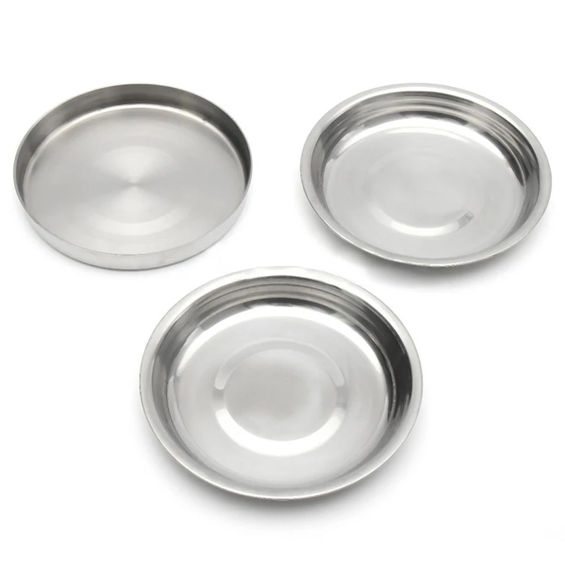 8 unids/set de acero inoxidable Picnic al aire libre olla Pan Kit de Camping senderismo utensilios de cocina/placa/de la tazón/taza/Pan cubierta juego de cocina