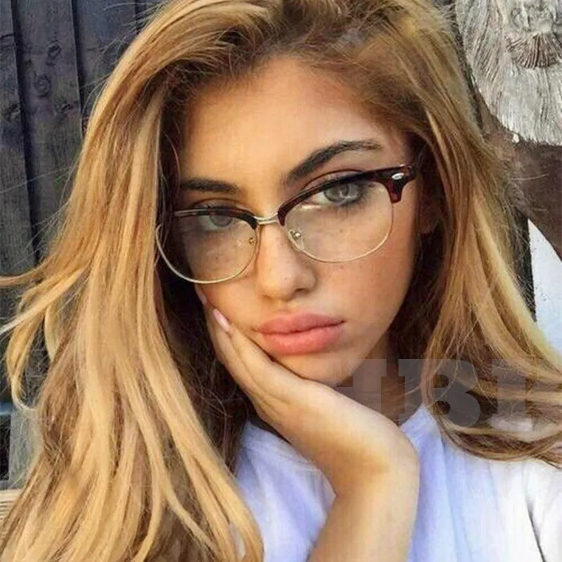HBK Moda Occhio di Gatto Occhiali Da Vista Ottica Donna Uomo Lente Grande Metallo  Occhiali Cornice Retrò Donna Uomo Goggle Occhiali Da Vista|cat eye|retro  fashionfashion glasses women - AliExpress