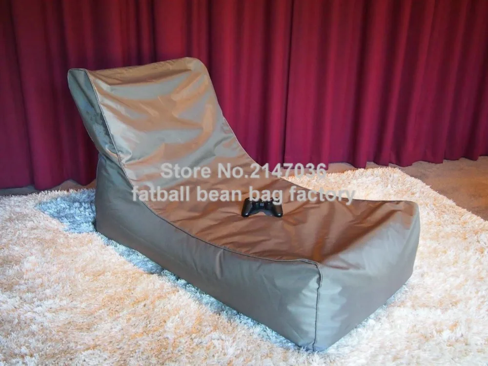 Living room bean bag game chair, outdoor garden hammock sofa beds-Grey cushion beanbags furniture