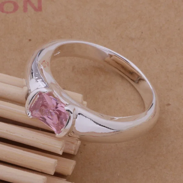 Кольцо из серебра AR120 с розовыми камнями|jewelry strass|jewelry boxes for menjewelry feather |