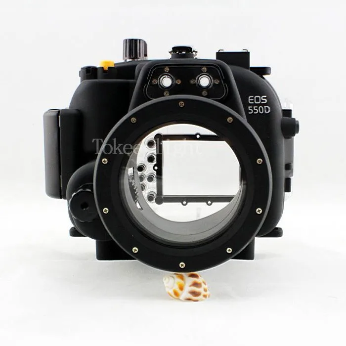 

40 meters 130ft Underwater Waterproof Housing Diving Camera Case Bag for Canon 550D fit 18-55mm lens