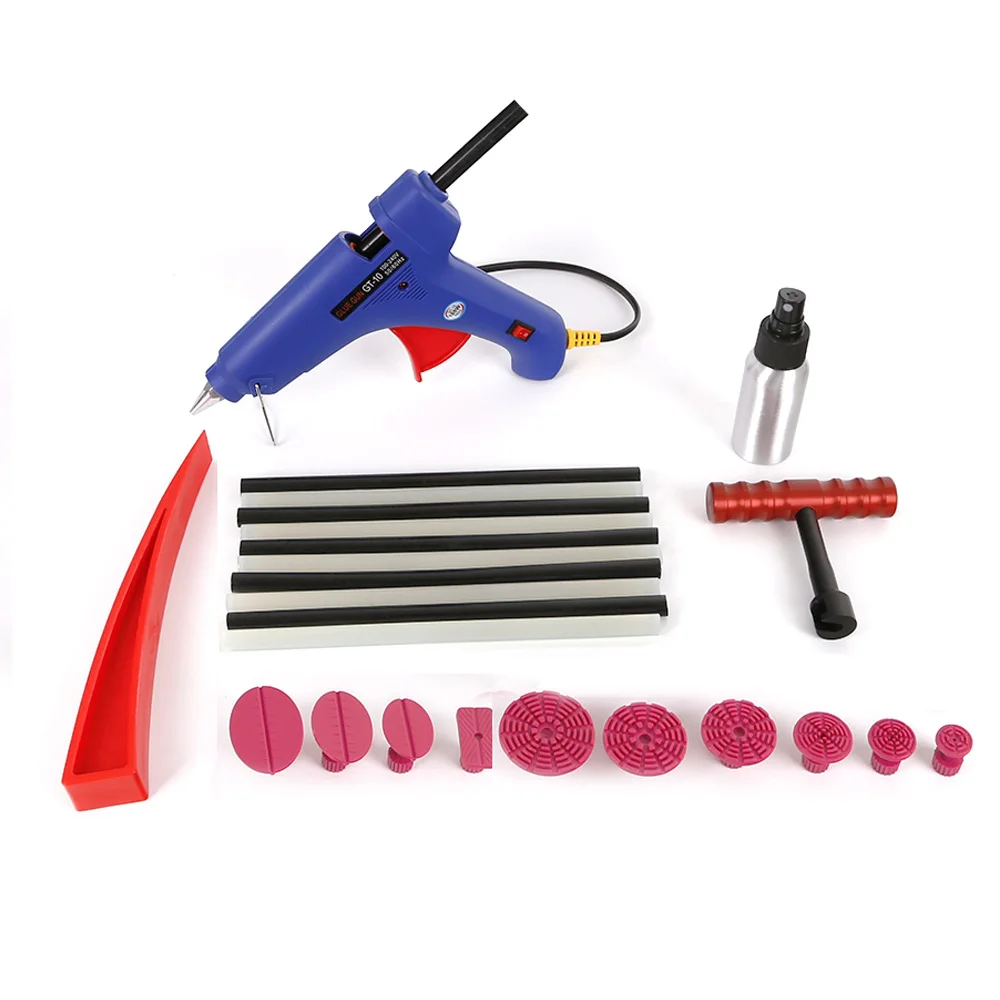 WHDZ PDR Tools T Bar Glue Puller Gun Sticks Tabs Car Body Paintless