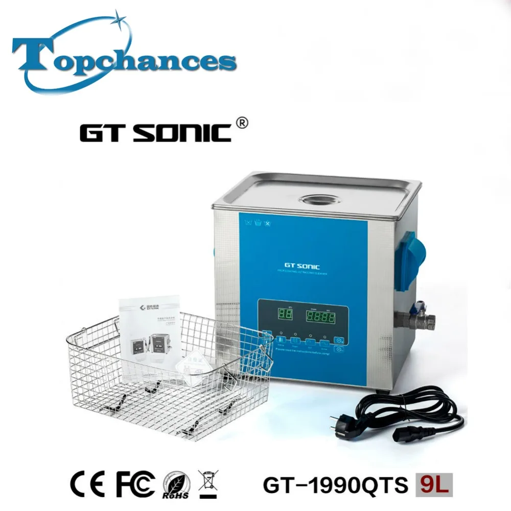

2016 New 9L Ultrasonic washing machine for fuel injector, nozzel, circuit board cleaning GT-1990QTS