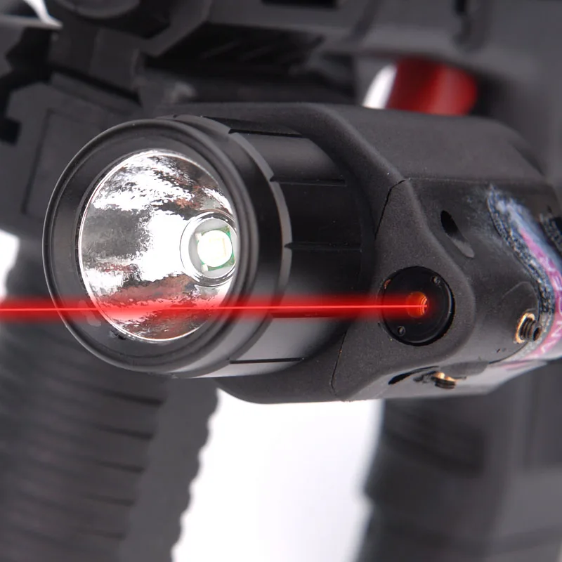 

Hunting paintball Tactical Rifle air gun M6 LED Flashlight with 5mW Powerful Laser Sight Set for Glock G17 Rifle Pistol