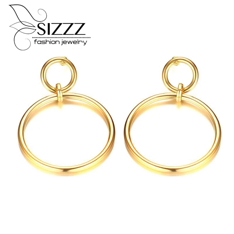 

SIZZZ New listing geometric earrings trendy version of the temperament jewelry drop earrings for women
