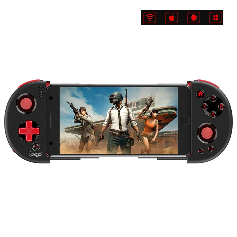  IPEGA 9087S Phone Gamepad PUBG Game Controller Bluetooth Extendable Joystick for Tablet PC iOS Andr