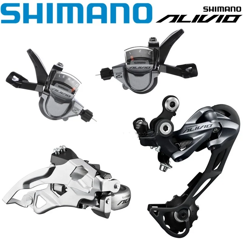 

SHIMANO ALIVIO M4000 Bicycle Derailleur 3* 9 / 27 Speed Shift Lever / Rear / Front Derailleur MTB Mountain Bike Shifter Part