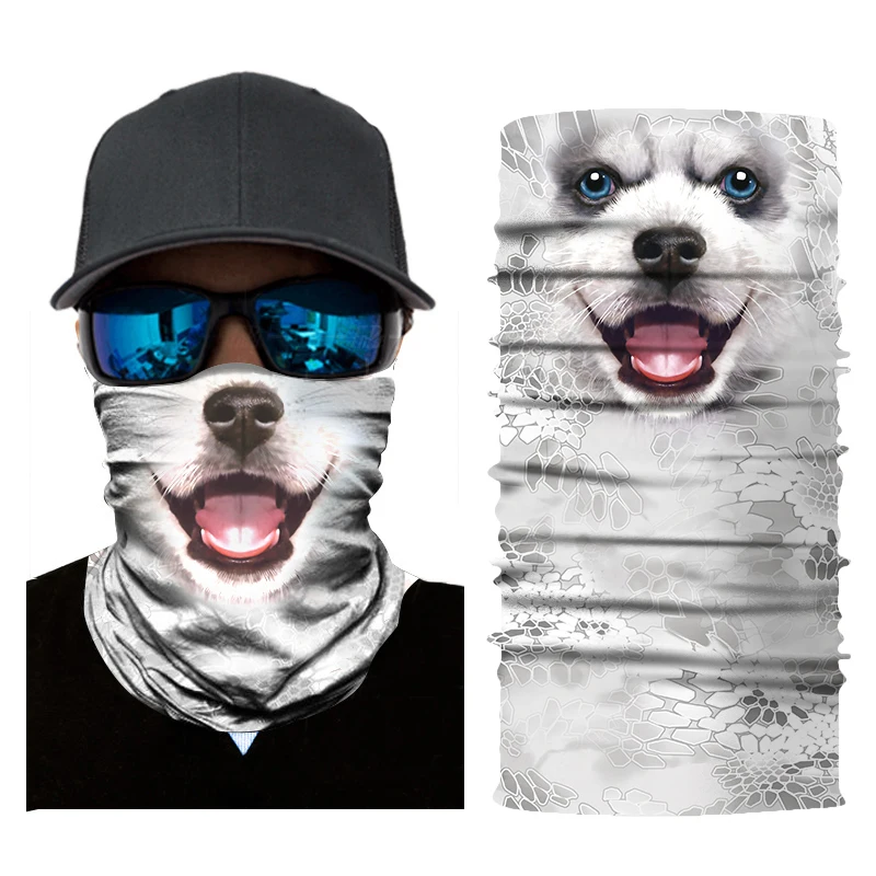 3D Животные лыжные велосипедные шарфы для сноуборда шеи теплая маска для лица Балаклава Бандана велосипедная маска