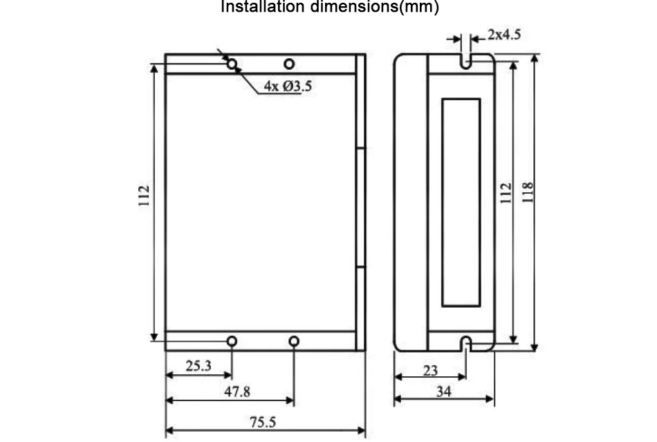2 фазы шаговый двигатель 2DM542 Входное напряжение DC 24-48 в ток 1-4.2A матч с 57 86 серийный Шаг Двигателя использовать для ЧПУ