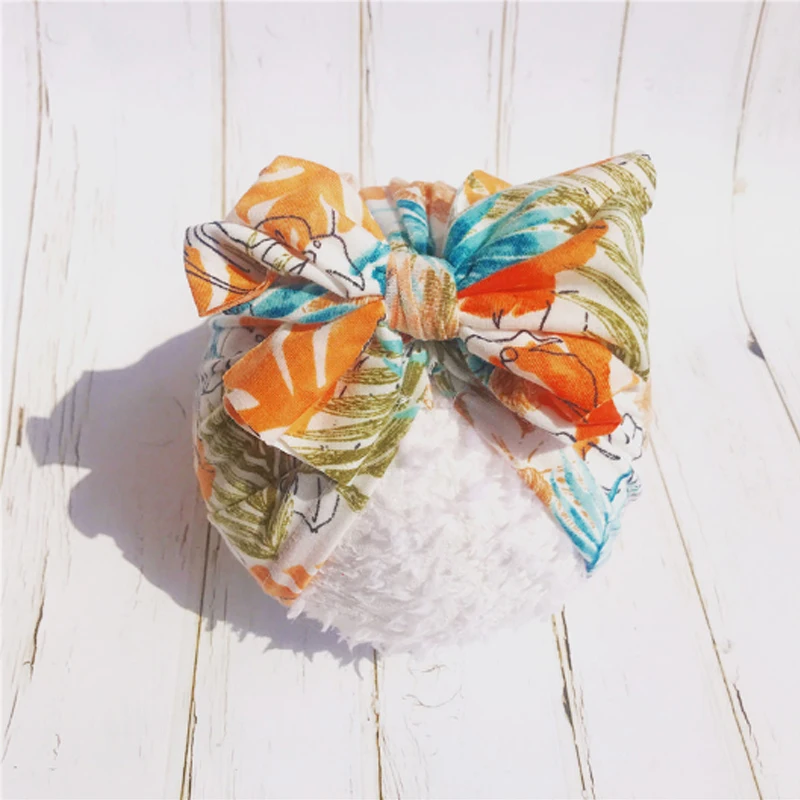 

Multiple Styles Baby Hat Bowknot Baby Girl Boy Spring Summer Cap Comfortable Breathable Newborn Infant Hat headband Baby