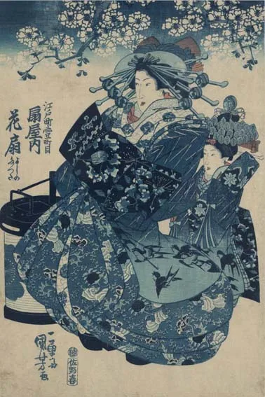 Классическая японская живопись принты и плакат Настенная картина портрет кимоно женщина японская картина маслом искусство холст для декора комнаты - Цвет: PC4145